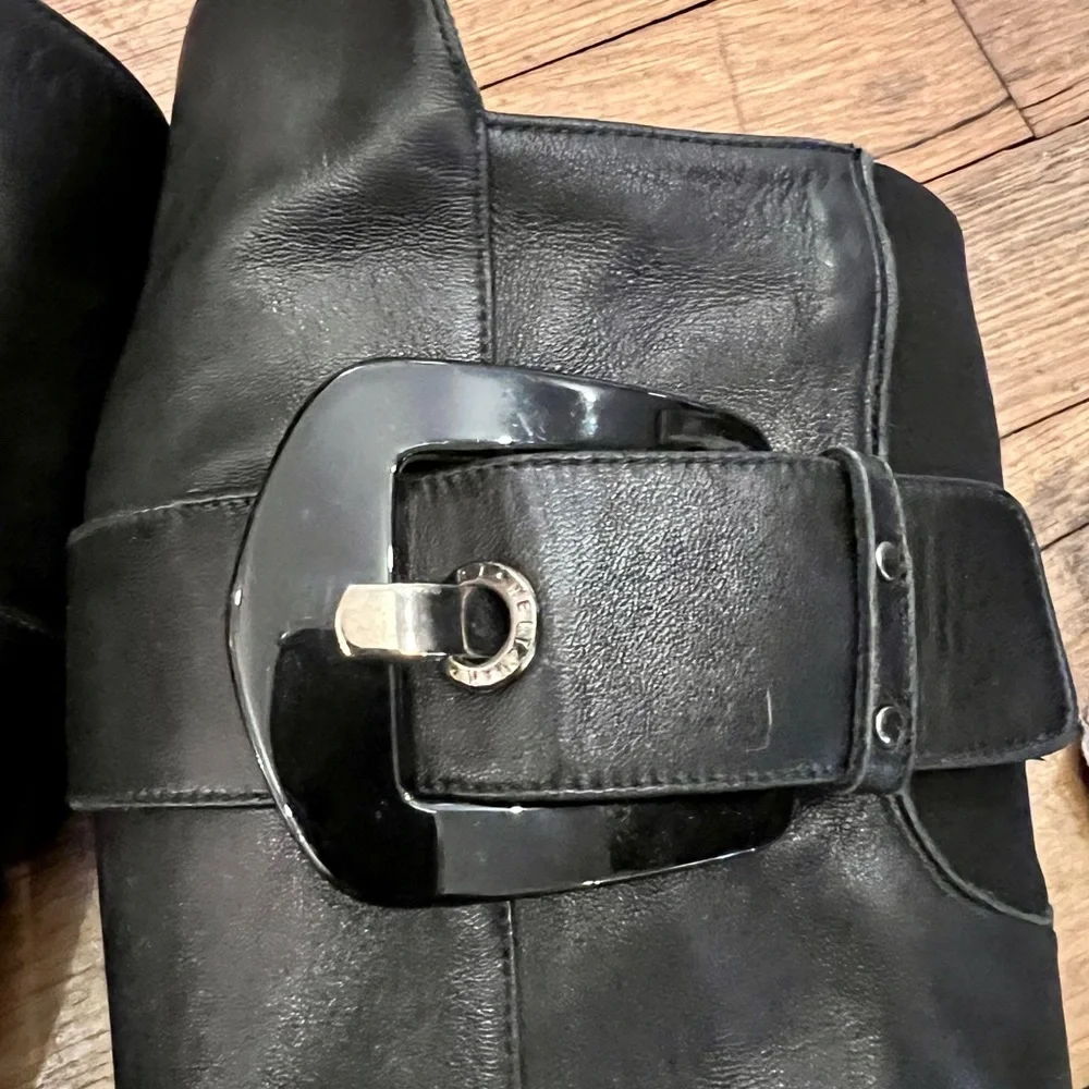 STUART WEITZMAN Buckley Over the Knee Leather Boots - Picture 5 of 12